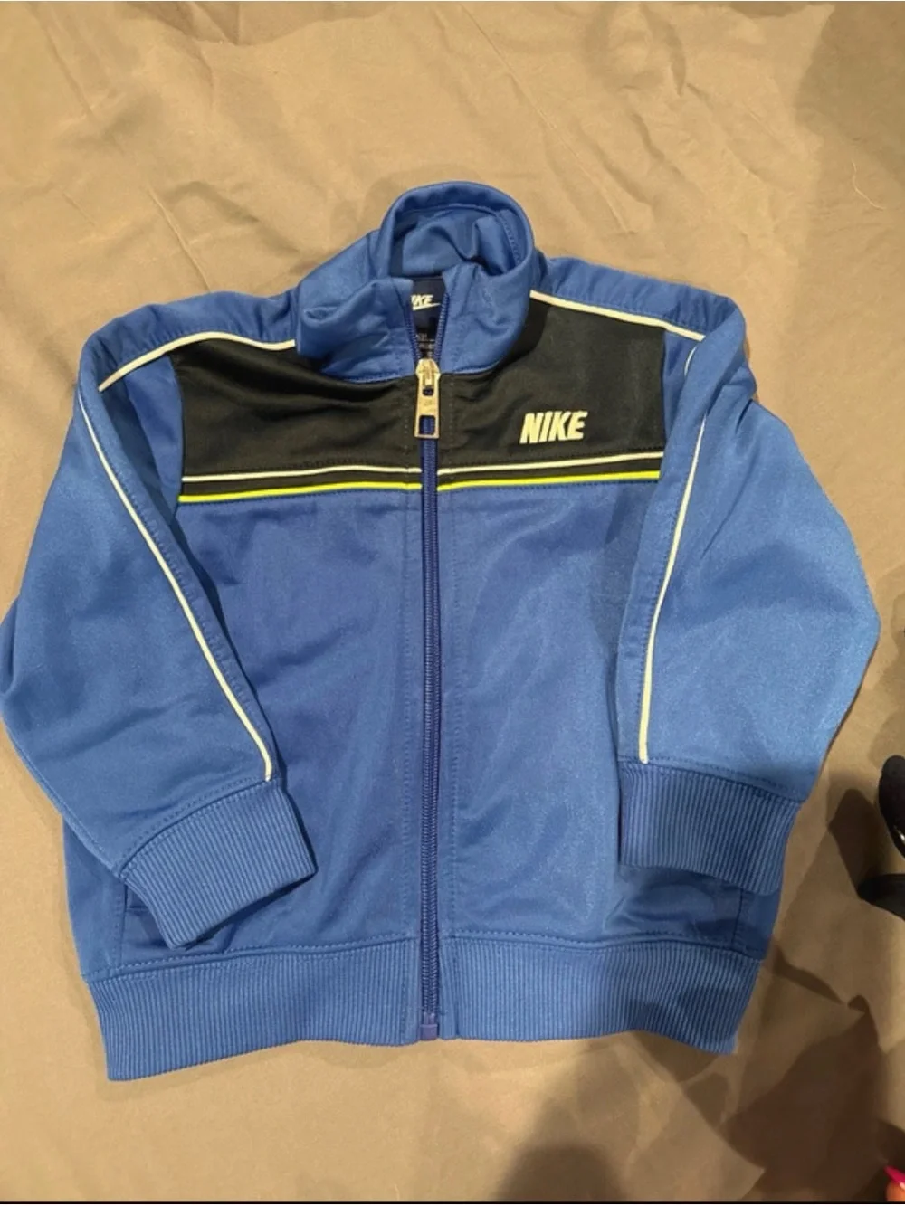 Nike Royal Blue Track Jacket with Black & Yellow Trim